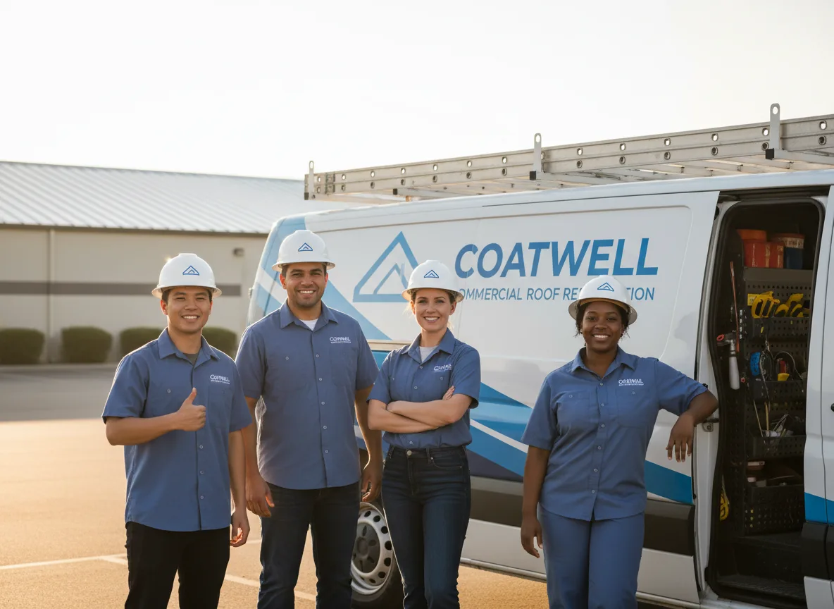 Commercial roof coating company in Adena, OH